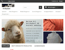 Tablet Screenshot of knitbybart.com